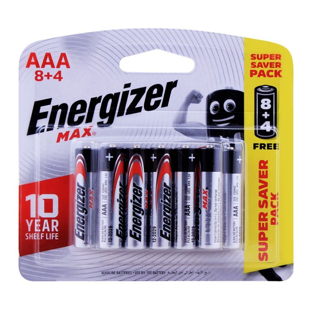 ENERGIZER 10X12 AAA (8+4)